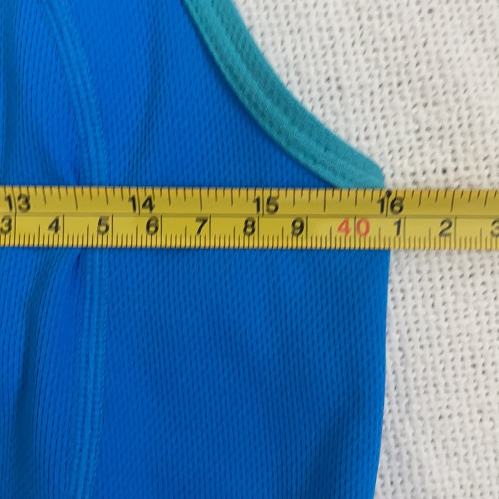 NIKE DRI-FIT women’s blue workout tank, Medium - Picture 6 of 7